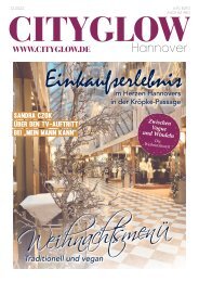 CityGlow Hannover Dezember Ausgabe 2022